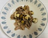 マッシュルーム香る豚こま炒め🍄作り方4写真