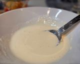 すくってたべるミルク餅＊ブルーベリーレアチーズ風作り方3写真