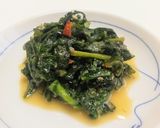 春菊とねぎにらの味噌ふりかけ作り方3写真
