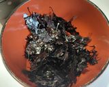 干し海苔(岩海苔)味噌汁作り方1写真