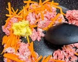 残り野菜と豚ひき肉で作る簡単春巻き作り方2写真