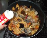 鯖缶トマトソースパスタ♪簡単なすチーズ作り方10写真