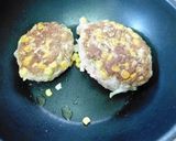 キャベツとコーンの豆腐みそハンバーグ作り方6写真