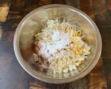 えのきと蓮根のチーズつくね作り方3写真