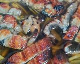 鰻の卵とじ＊うなぎ蒲焼き柳川鍋風作り方4写真