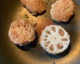 レンコンはさみ焼き作り方1写真