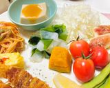 海老フライメインのプレートご飯作り方4写真