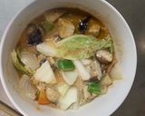 肉無チクワ簡単洋風梅塩昆布味野菜炒め作り方14写真