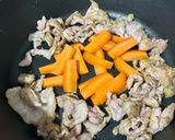 ニンニクの芽と豚こま肉の中華炒め作り方4写真