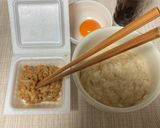 いつもと同じ材料だけど高級な納豆卵ご飯作り方3写真