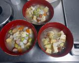 ヤマキ白だし野菜たっぷりスープ作り方74写真