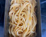 節約キャンプ飯！混ぜるだけコチュジャンうどん作り方3写真