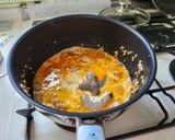 豚ひき肉とキムチで！韓国風豆乳クリームパスタ作り方6写真