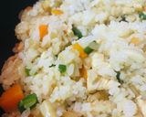 野菜ストックからの五目チャーハン作り方3写真