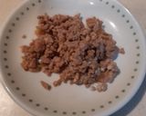 余った肉そぼろで♪薄焼き玉子うどん作り方1写真