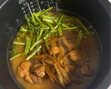 春菊香る＊鶏ごぼうの炊き込みごはん作り方6写真