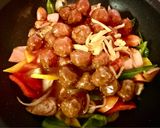 厚揚げと彩り野菜のミートボール餡かけ作り方15写真