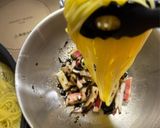 海苔の佃煮とボイルイカのパスタ作り方4写真