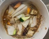 ゴロゴロ野菜魚肉ソーセージロコモコ炒煮風作り方13写真