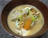 サンマと豆腐のふんわりツミレの具沢山汁作り方3写真