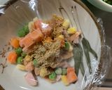 全てレンジ和風レモン風味オムライス弁当作り方2写真