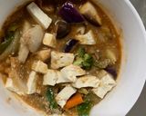 肉無豆腐コク旨クリーミー麻婆味野菜炒め作り方15写真
