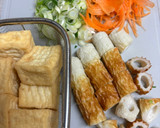 厚揚げとちくわの味噌炒め♪作り方1写真