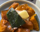 【かぼちゃの煮物】はちみつバター醤油作り方3写真