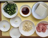 包丁いらず！ニラ豚のっけ豆腐作り方1写真