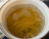 簡単うまい！小松菜×ブナシメジ和風パスタ作り方1写真