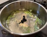 焼き肉屋さん風！わかめスープ作り方2写真