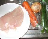 鶏肉きゅうりマリネ♪簡単作り方1写真