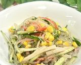 食感がクセになる😋さつまいも春雨サラダ🥗作り方6写真