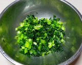 小松菜たっぷりの肉まん(皮はHMで簡単)作り方1写真