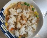 レンジ簡単ビーフシチュー味オムライス弁当作り方7写真