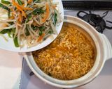 ヘルシー·おサボり·お一人様·らーめんランチ☀️🍴作り方5写真