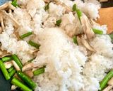最強コンビ飯❤️舞茸＆ニンニクの芽炒めご飯作り方3写真