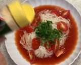 簡単！大葉とトマトの冷製そうめん作り方6写真