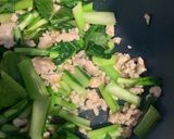 簡単副菜!小松菜のそぼろ煮★常備菜作り方5写真