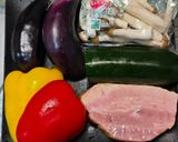 ベーコンと彩り野菜炒め作り方1写真