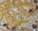 ワンパンで!鮭のレモンクリームパスタ作り方4写真