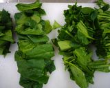 【減塩】ほうれん草ののり和え作り方1写真