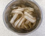 鶏とキノコのソテー♪ひらひらごぼうのせ作り方1写真