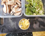 ねぎとしいたけと合挽き肉のあんかけうどん作り方1写真