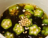 簡単☆オクラともずく酢の和え物作り方3写真