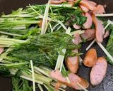水菜とウインナーの炒めもの作り方5写真