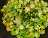 蒸しオクラの塩昆布和え作り方2写真