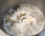 ひな祭り・おもてなし★シメジのかきたま汁作り方2写真
