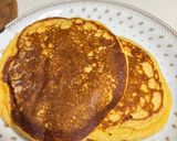 タンパク質豊富大豆粉のパンケーキ！作り方4写真