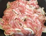 キャベツと豚バラ肉の味噌バター蒸し作り方7写真